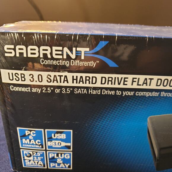Sabrent USB 3.0 SATA Extrnl Hard Drive flat Docking Station - Picture 2 of 10